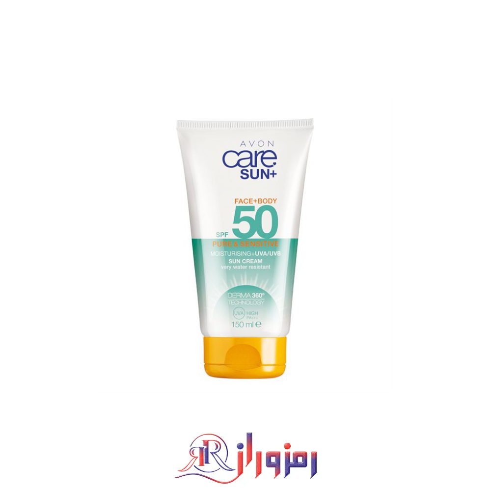 کرم ضد آفتاب صورت و بدن اون avon حجم 150 میل،خرید و قیمت کرم ضد آفتاب صورت و بدن اون avon حجم 150 میل